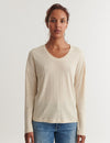 Ashly LS Tee - Summer sand