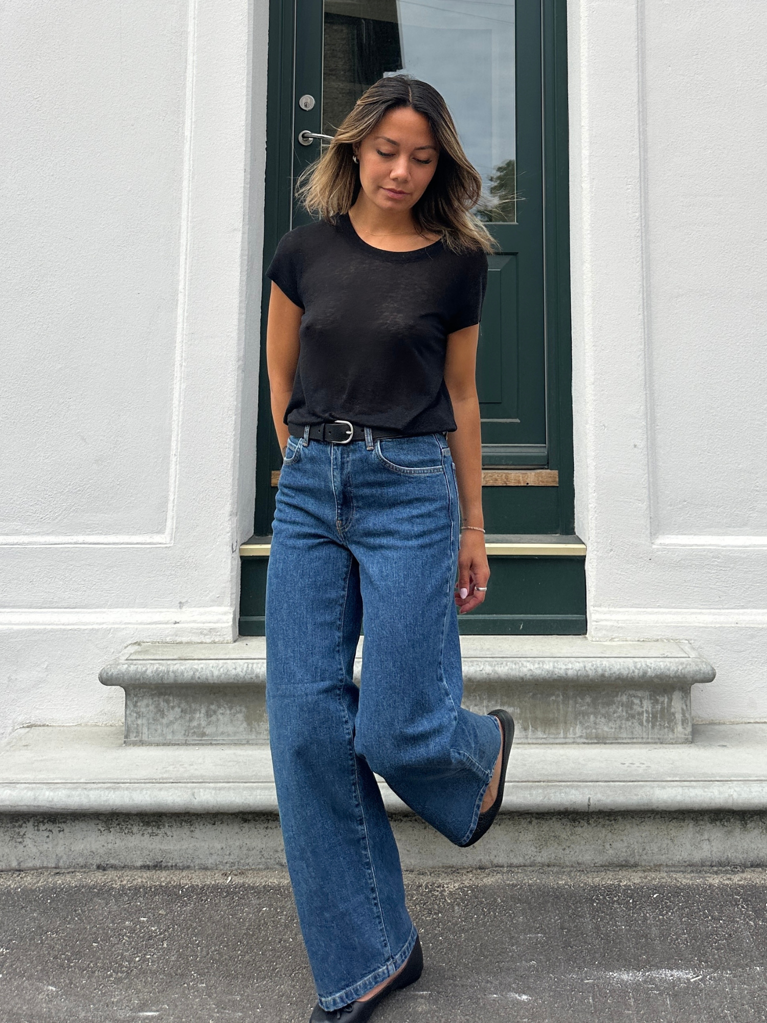 Basic Apparel Ashly SS Tee T-shirts 001 Black