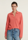Basic Apparel Cady Polo Sweater Sweaters 760 Conch Shell