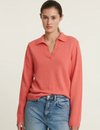 Cady Polo Sweater - Conch Shell