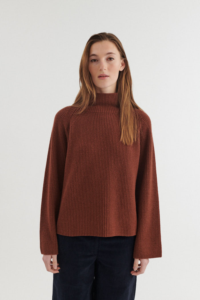 Basic Apparel Cady Raglan Sweater Sweaters 902 Tortoise shell