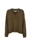Basic Apparel Cady V. Neck Sweaters 620 Desert palm