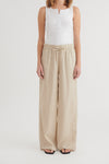 Basic Apparel Carina Pants Bukser 100 Natural melange
