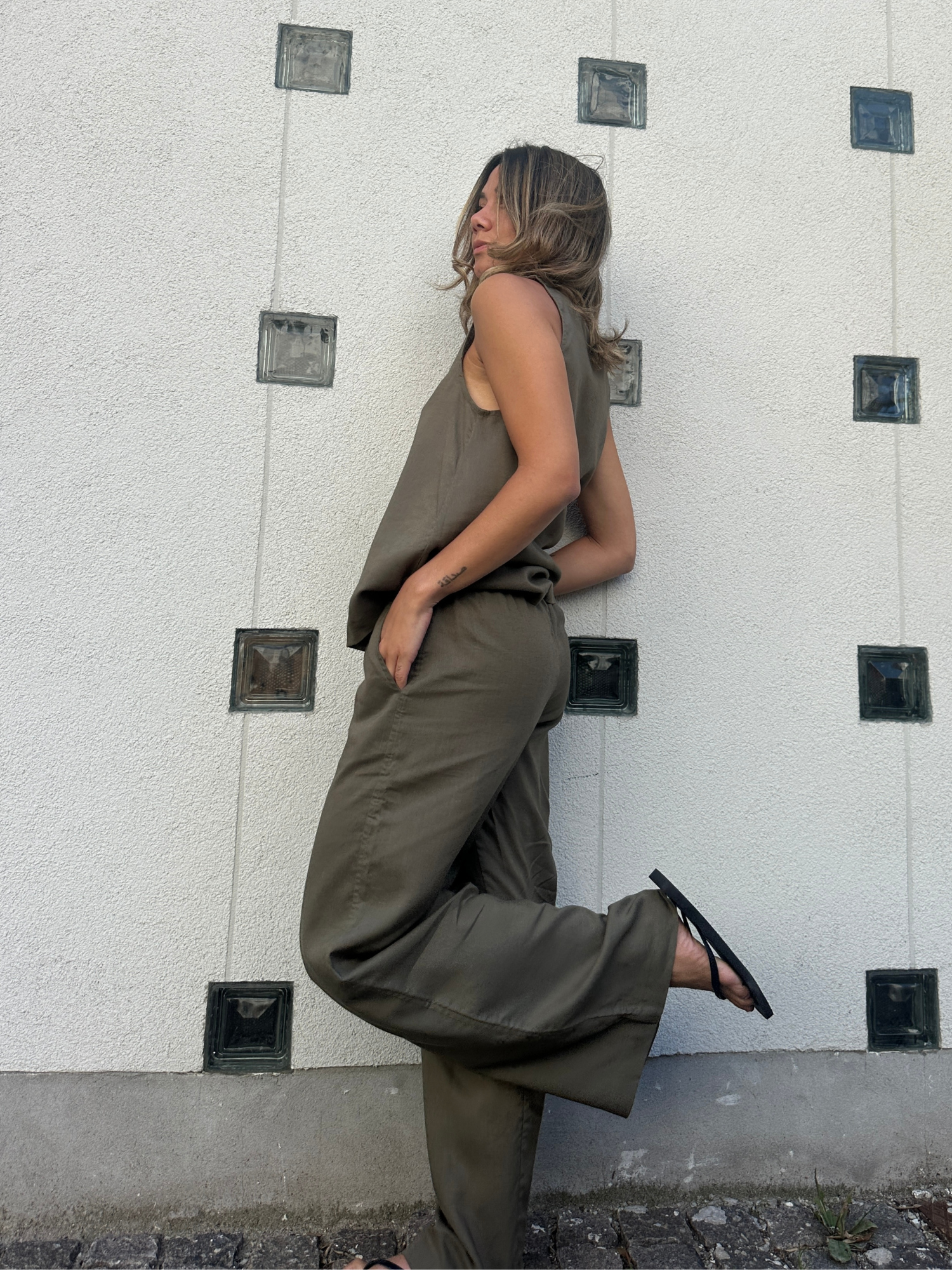 Basic Apparel Carina Pants Bukser 889 Sea turtle