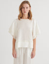 Carina SS Blouse - Bright White