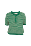 Cashi Granddad Pullover - Abundant green / Birch
