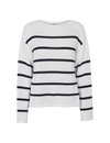 Cia Boat Neck - bright white / navy