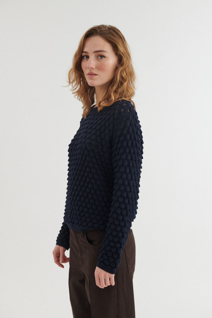 Basic Apparel Cilla Sweater Sweaters 606 Sky Captain