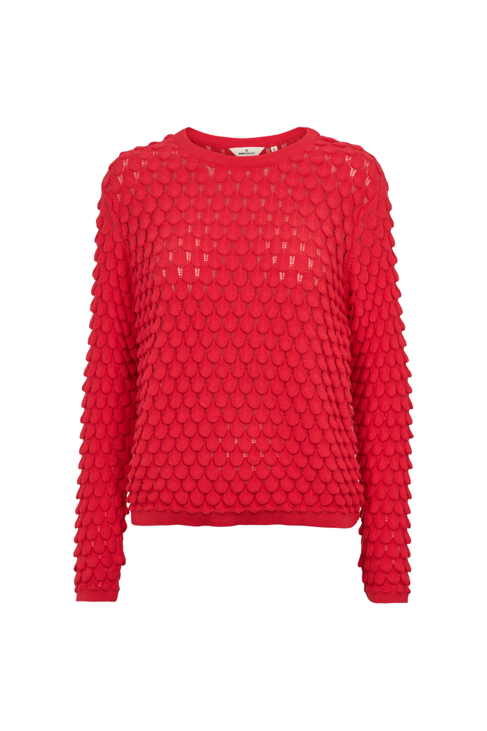 Basic Apparel Cilla Sweater Sweaters 914 Flame scarlet