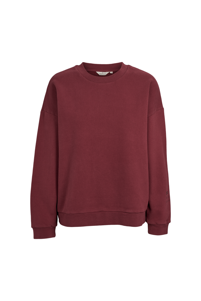 Basic Apparel Cinna Oversized Sweat Sweatshirts & hoodies 792 Bordeaux Truffle