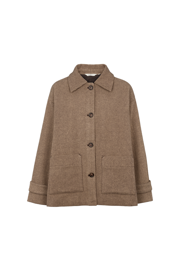 Basic Apparel Dina Jacket Jakker 730 Chocolate torte / 649 pumic st