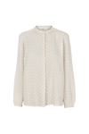Basic Apparel Ember LS Shirt GOTS Skjorter 678 Birch / Amber Brown / Blue Horizon