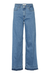Basic Apparel Enya Light Jeans Jeans 752 Denim Blue Fringe