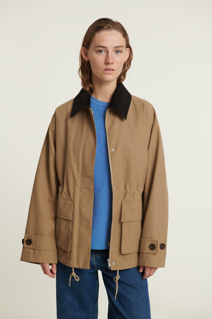 Basic Apparel Gise Jacket Jakker 537 Sepia Tint