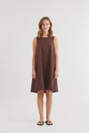 Ida Dress - Chicorée-Kaffee