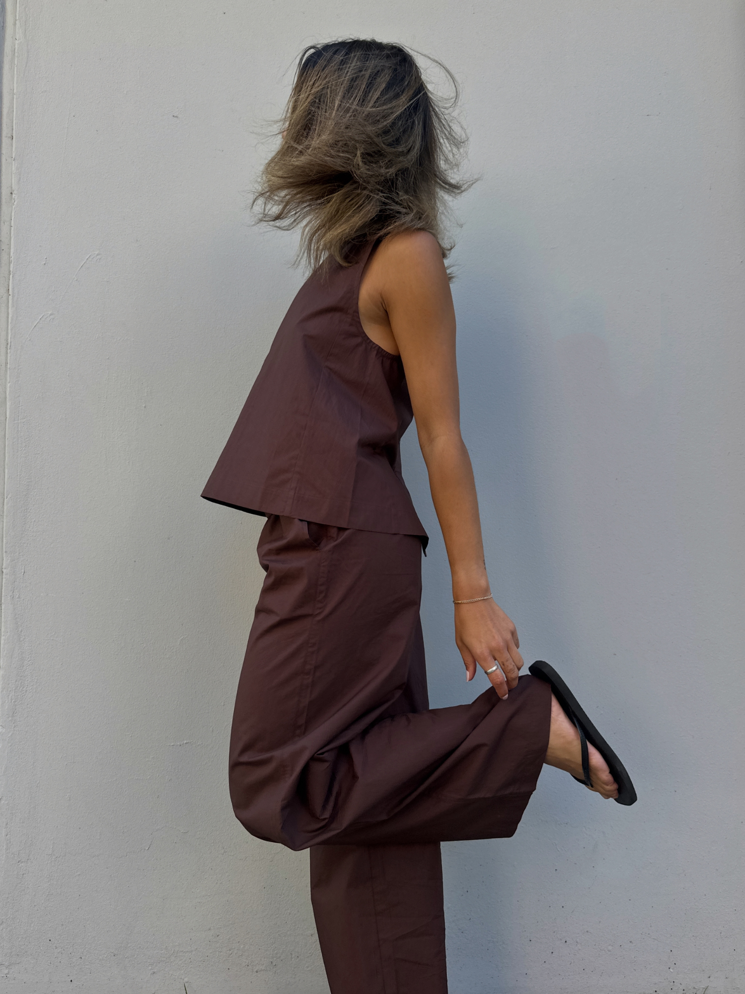 Basic Apparel Ida Pants Bukser 864 Chicory coffee
