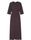 Jo Long Dress - Chocolate Plum