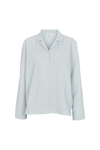 Basic Apparel Juna Pj Shirt PJ shirts & PJ pants 523 Ashley Blue/Whisper White