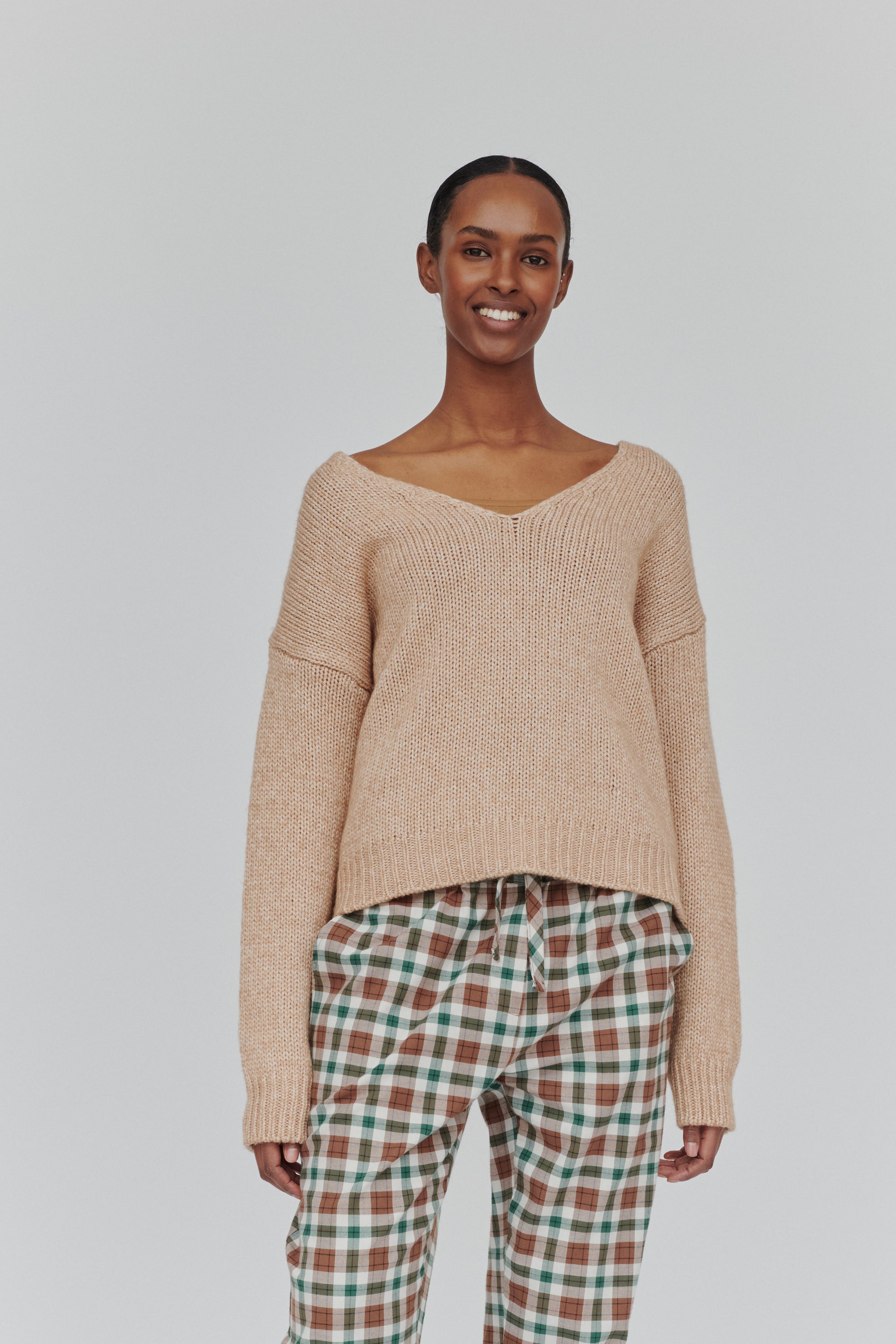 Basic Apparel Kerala V. Sweater Sweaters 473 Rugby Tan