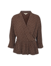 Laurel Blouse - Pixel Print Carafe