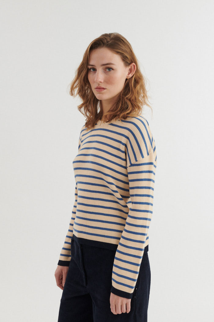 Basic Apparel Lila Sweater Sweaters 909 Dutch blue / Birch