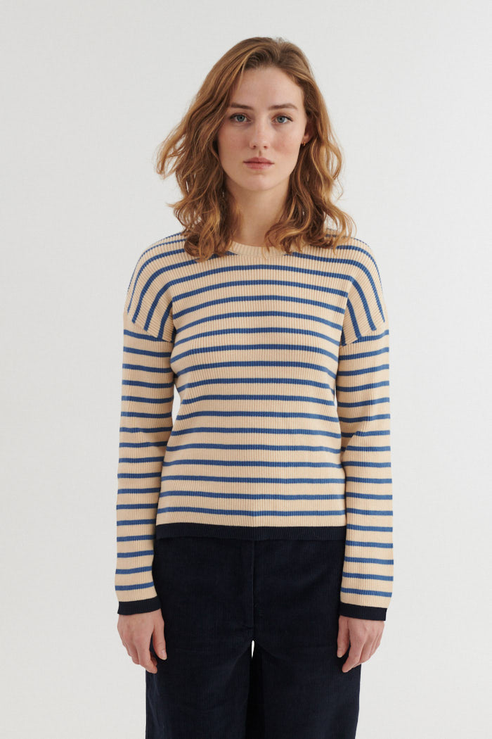Basic Apparel Lila Sweater Sweaters 909 Dutch blue / Birch