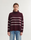 Lise Striped T-Neck - Port Royale