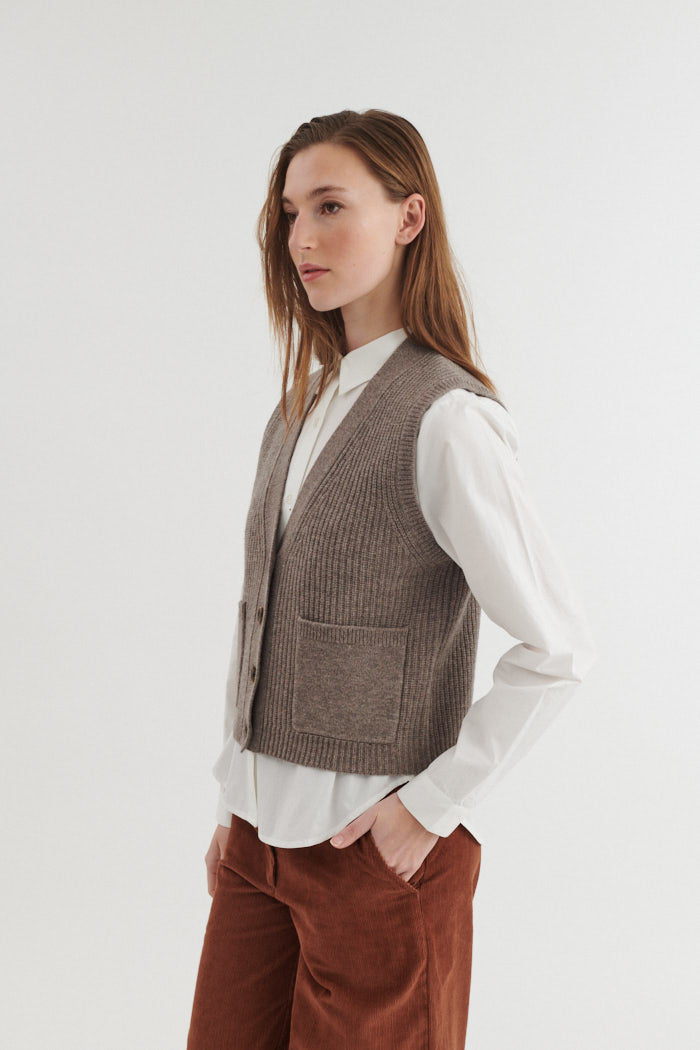 Basic Apparel Liz Vest Veste 833 Portobella