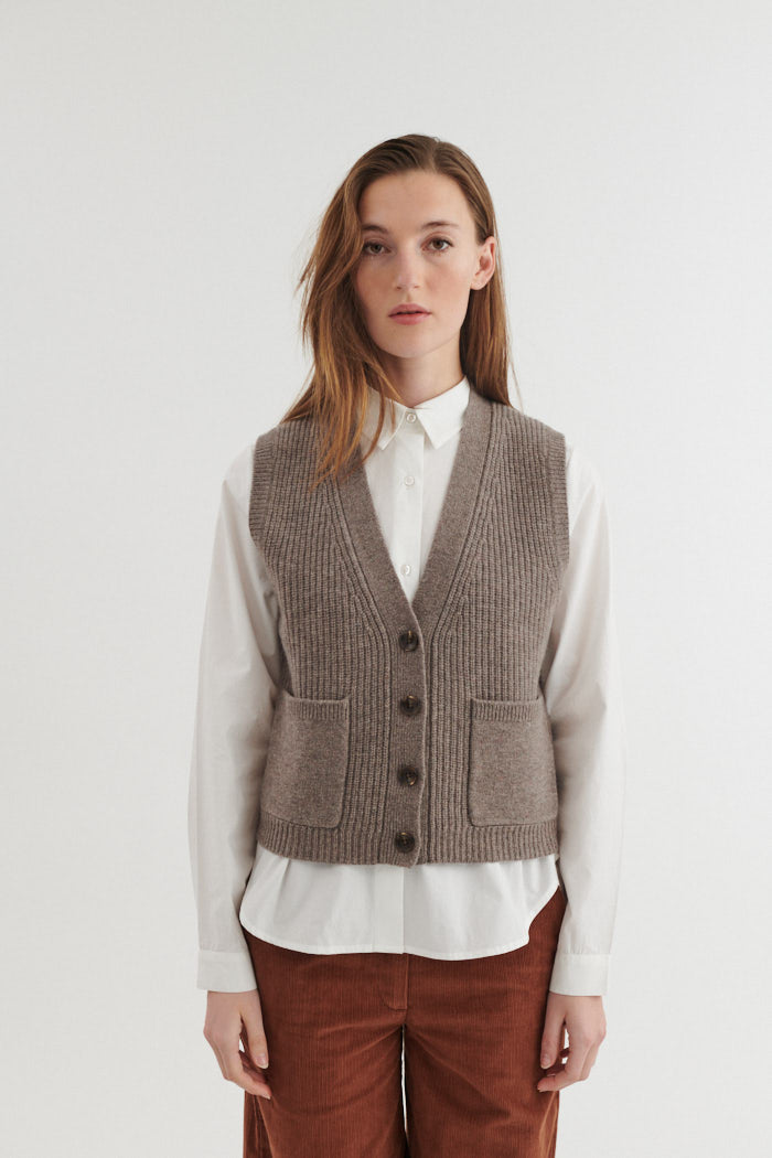 Basic Apparel Liz Vest Veste 833 Portobella
