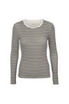 Ludmilla LS Tee - Whisper White/Black