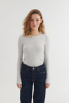 Ludmilla LS Tee - Light Gray Mel.