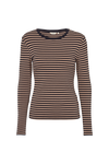 Ludmilla LS Tee - Black/Amphora