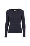 Ludmilla LS Tee - Black/Navy