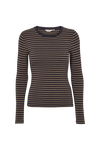 Ludmilla LS Tee - Tarmac/Black