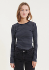 Ludmilla LS Tee - Black / bright white