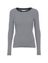 Ludmilla LS Tee - Sky Captain / Bright White