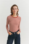 Ludmilla LS Tee - Rooibos / Whisper White
