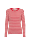 Ludmilla LS Tee - Tomato / W. White