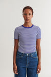 Ludmilla O-Neck - Sodalite blue / whisper white