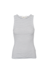 Ludmilla Top - Bright white / black