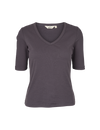Ludmilla V-Neck - Blackened Pearl