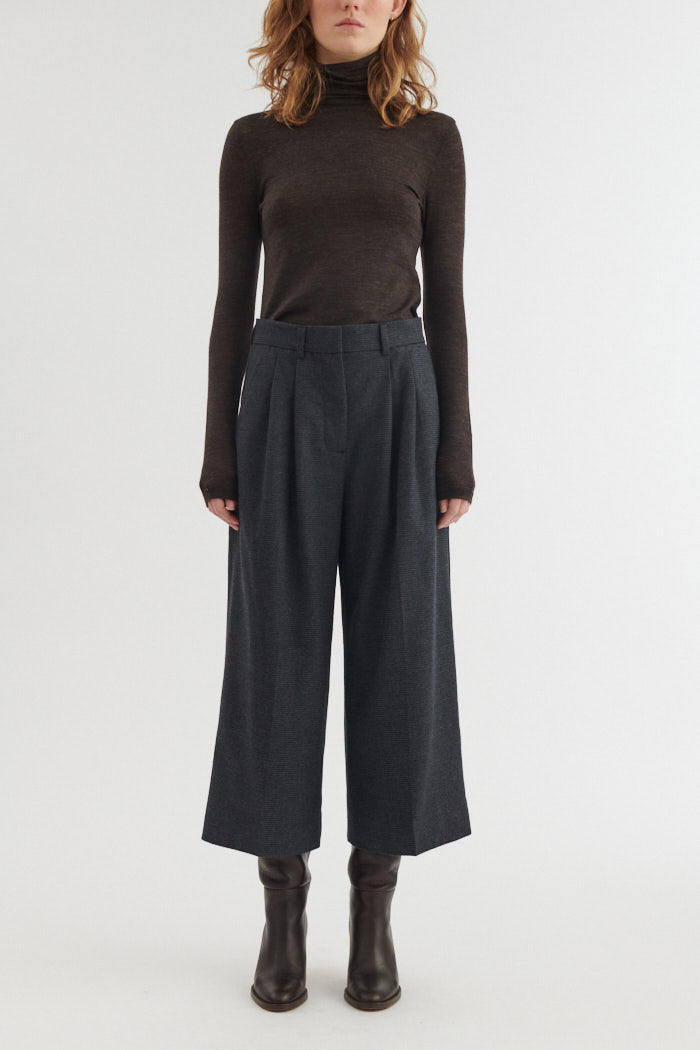 Basic Apparel Marjo Cropped Pants Bukser 693 Blackened pearl / black