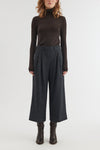 Marjo Cropped Pants - Blackened pearl / black