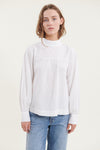 Basic Apparel Milly Blouse Bluser 423 Bright White