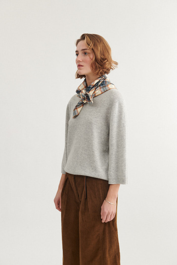 Basic Apparel Milly Scarf Halstørklæder 798 Copen blue / Birch