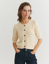 Minie Cardigan - Whisper White