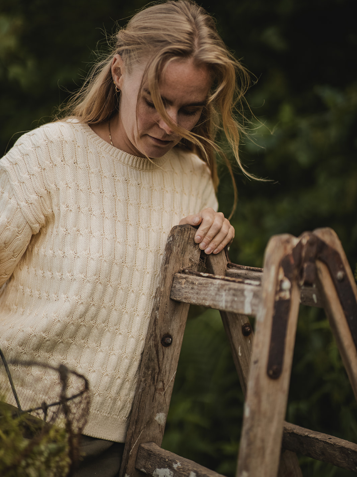 Basic Apparel Minie Sweater Sweaters 330 Whisper White