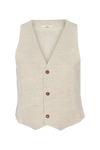 Basic Apparel Nata Vest Veste 100 Natural melange