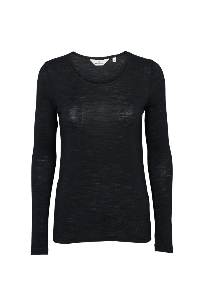 Basic Apparel Rinja LS Tee T-shirts 001 Black