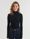 Rinja T-Neck - Black